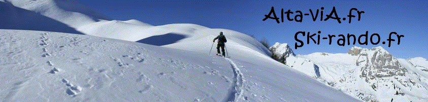 Ski de rando avec un guide de haute montagne ALTA-VIA