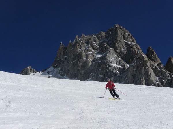 Guide ski randonnée refuge Argentière