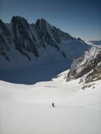Ski de randonnée au col d'Argentière